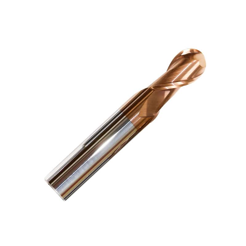 100% Original  Two edge ball end milling cutter HRC 55   R3*12*75*6 1 pcs