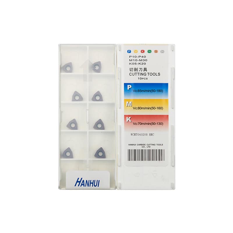 Hanhui 100% Original  Cutting Tools Insert WCMT040208 HMC 10pcs