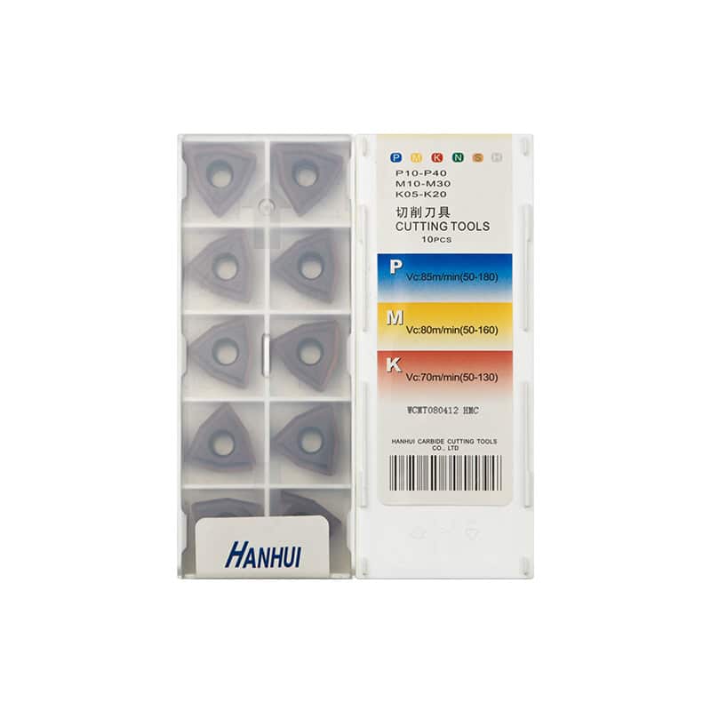 Hanhui 100% Original  Cutting Tools Insert WCMT080412 HMC 10pcs
