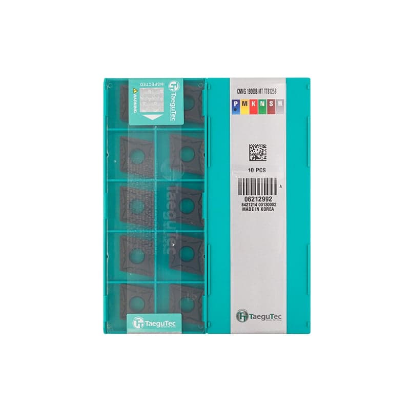 Taegutec 100% Original  Cutting Tool  Turning Insert CNMG190608-MT TT8125B  10pcs