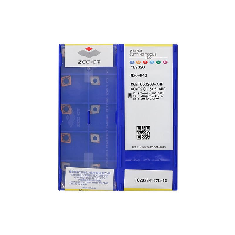 ZCC CT 100% Original  Cutting Tool  Turning Insert CCMT060208-AHF YB9320  10pcs