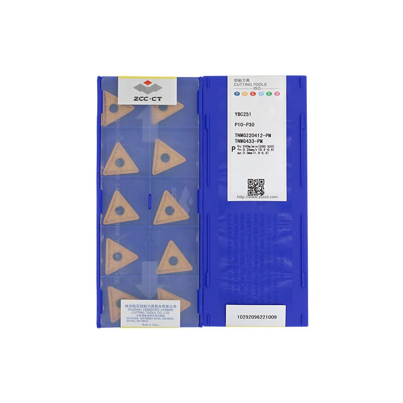 ZCC CT 100% Original  Cutting Tool  Turning Insert TNMG220412-PM YBC251  10pcs