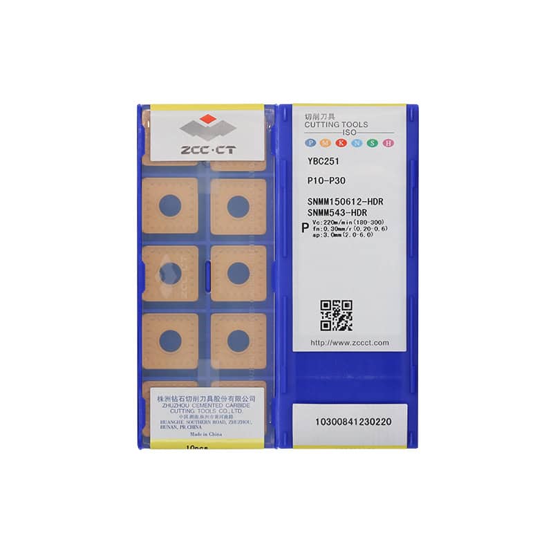 ZCC CT 100% Original  Cutting Tool  Turning Insert SNMM150612-HDR YBC251  10pcs