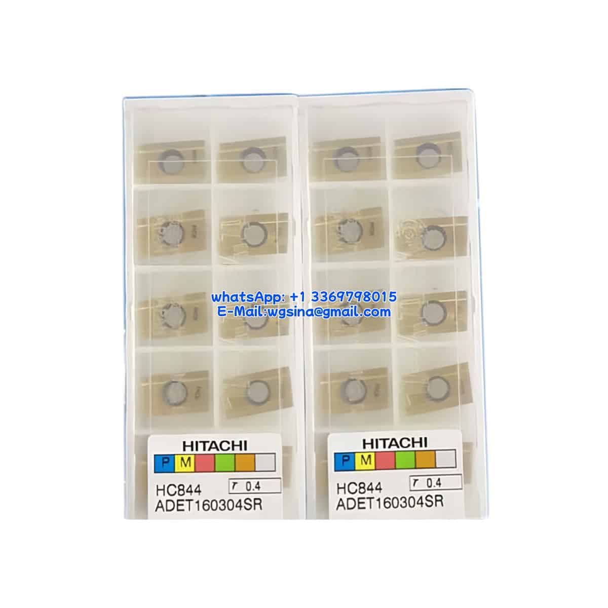 HITACHI 100% Original ADET160304SR HC844 Cutting Tools 10PCS