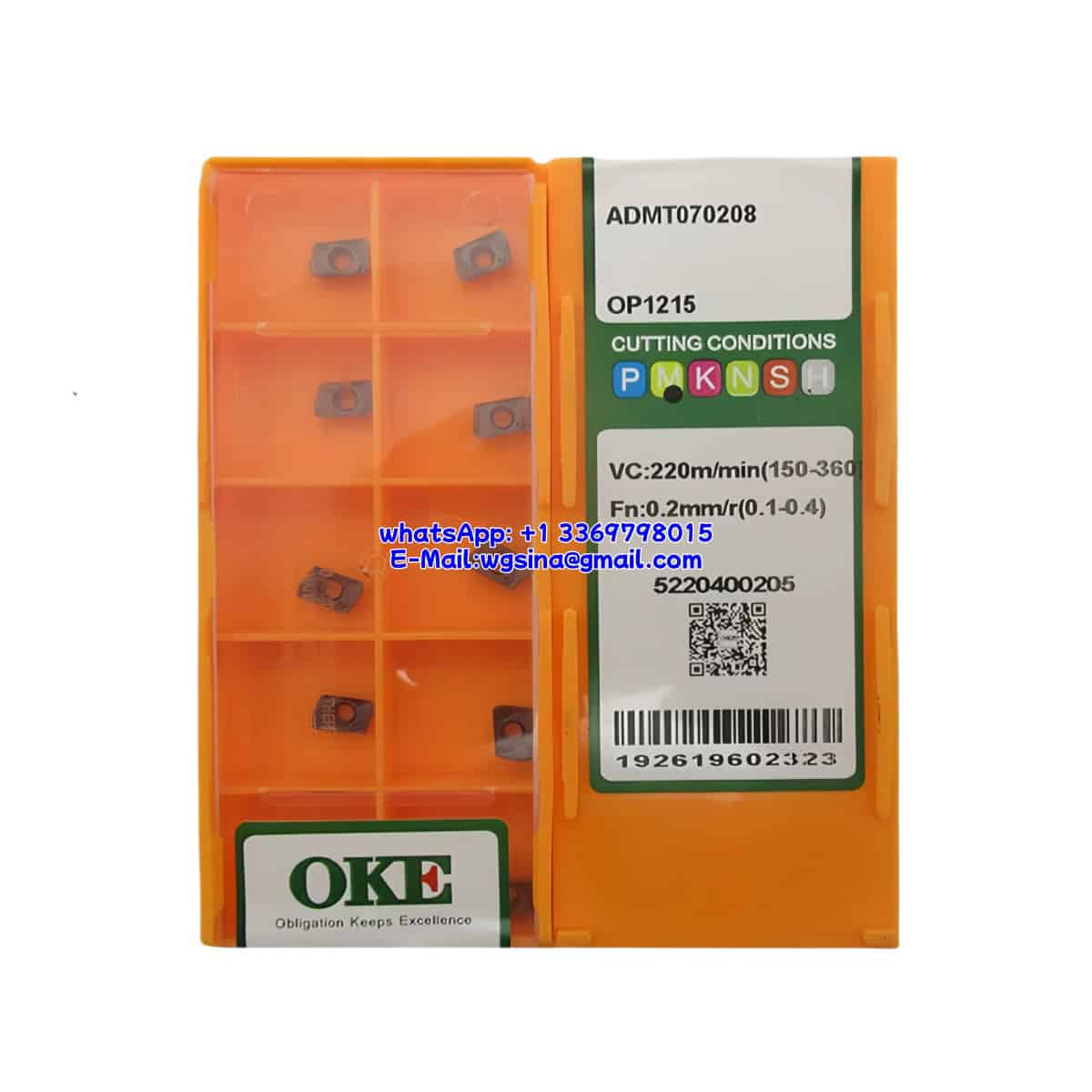 OKE 100% Original ADMT070208 OP1215 Cutting Tools 10PCS
