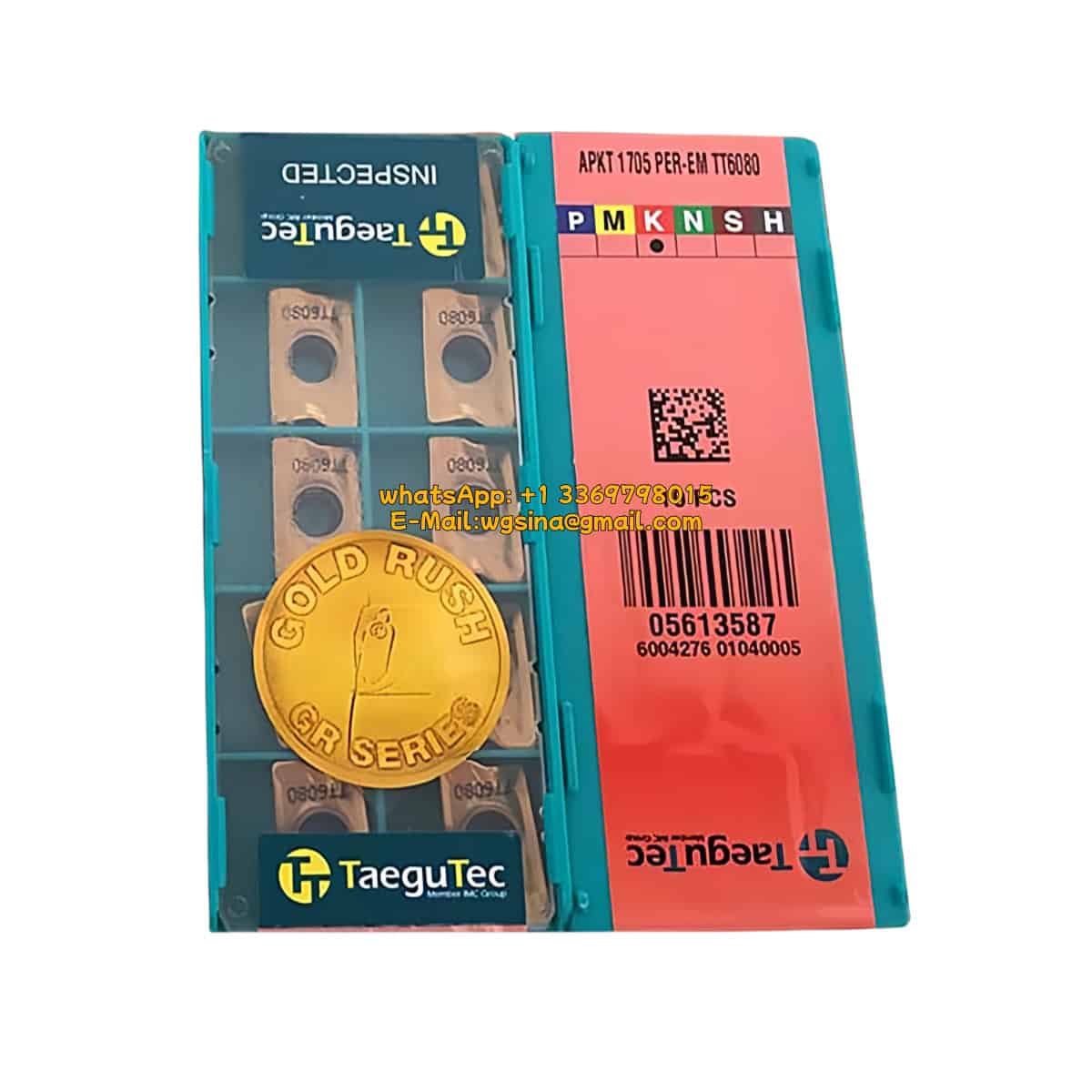 TaeguTec 100% Original APKT 1705 PER-EM TT6080 Cutting Tools 10PCS