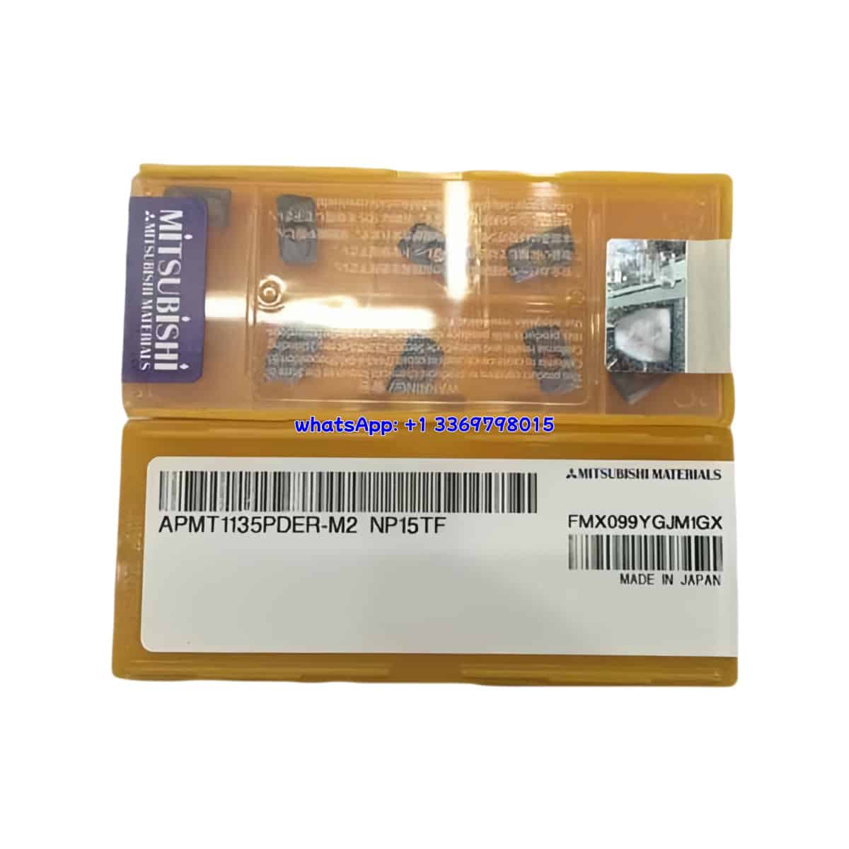 Mitsubishi 100% Original APMT1135PDER-M2 NP15TF Cutting Tools 10PCS