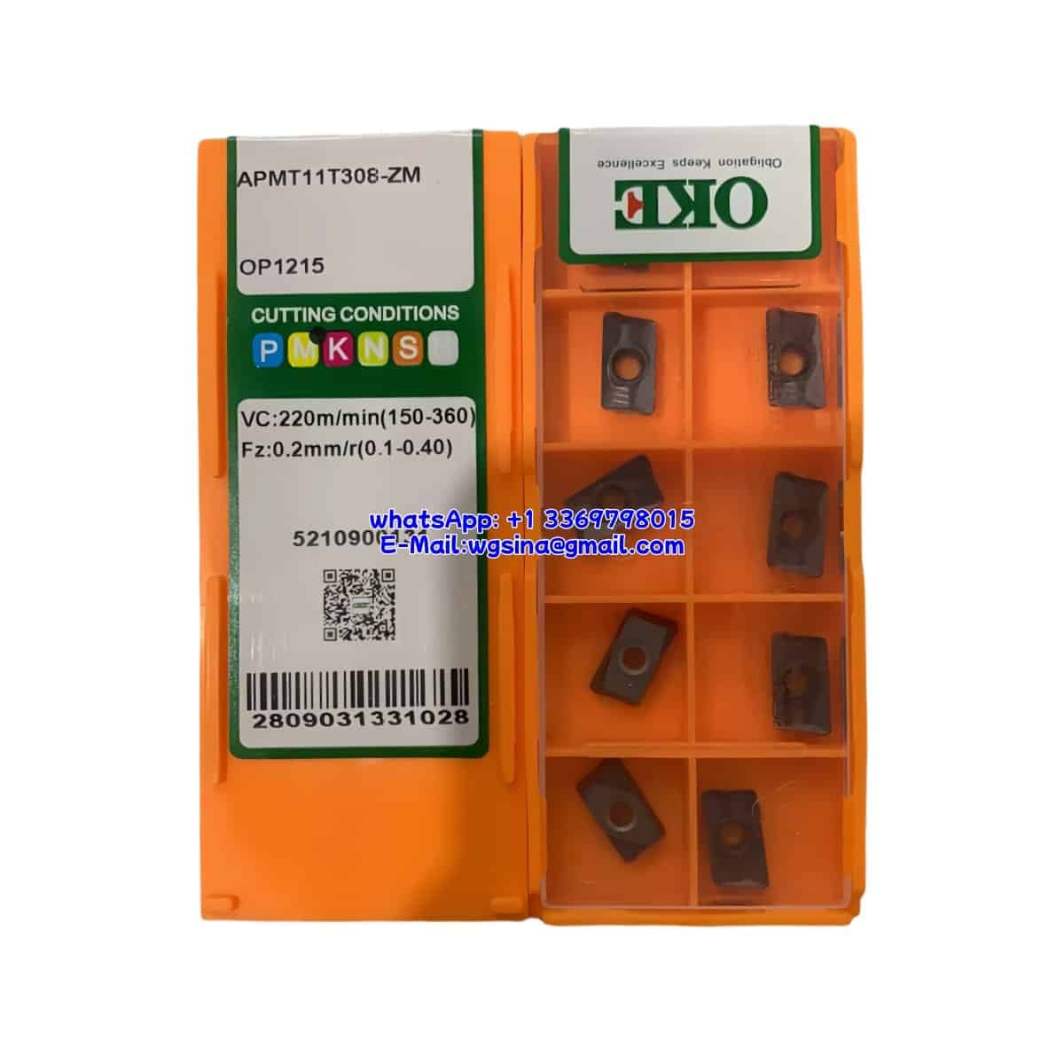 OKE 100% Original APMT11T308-ZM OP1215 Cutting Tools 10PCS