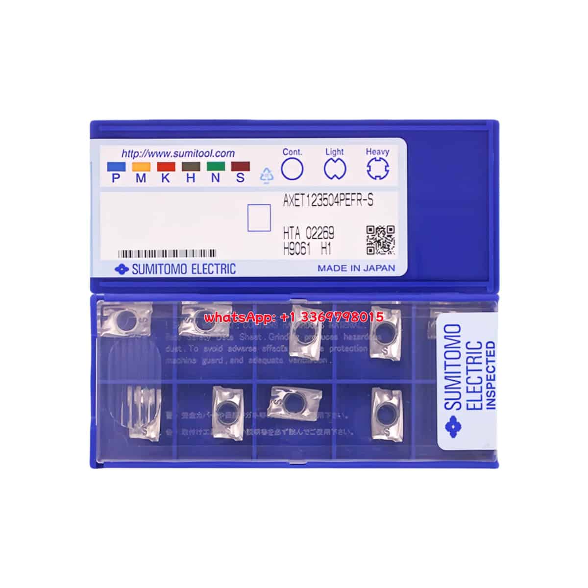 SUMITOMO 100% Original AXET123504PEFR-S H1 Cutting Tools 10PCS
