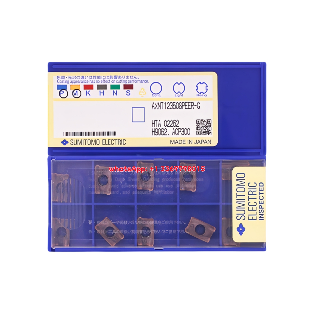 SUMITOMO 100% Original AXMT123508PEER-G ACP300 Cutting Tools 10PCS