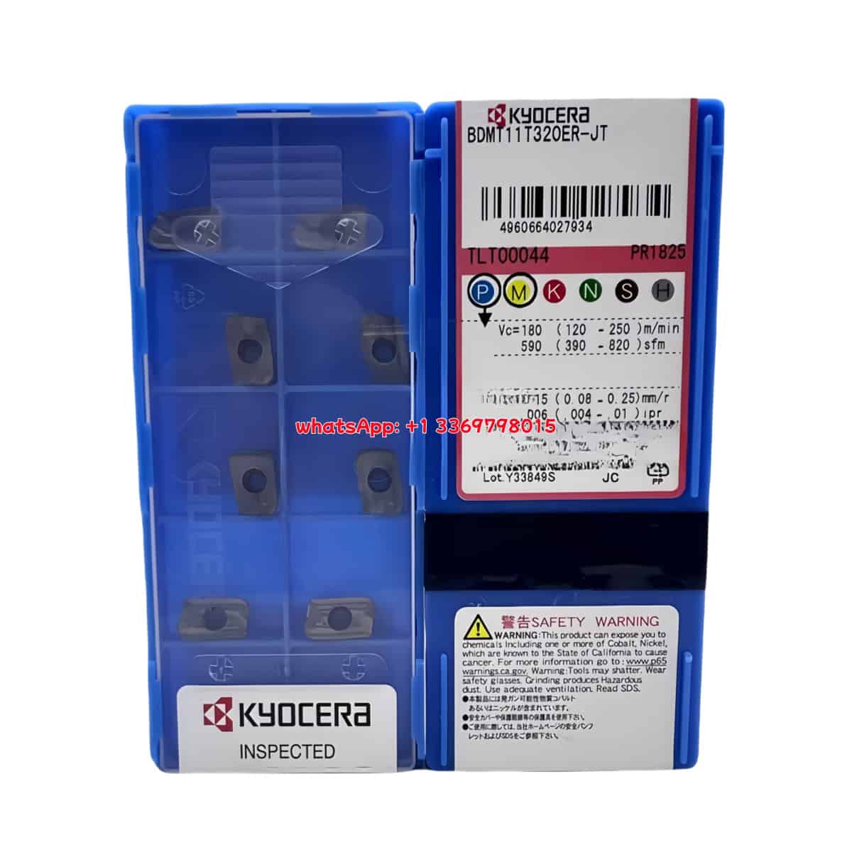 Kyocera 100% Original BDMT11T320ER-JT PR1825 Cutting Tools 10PCS