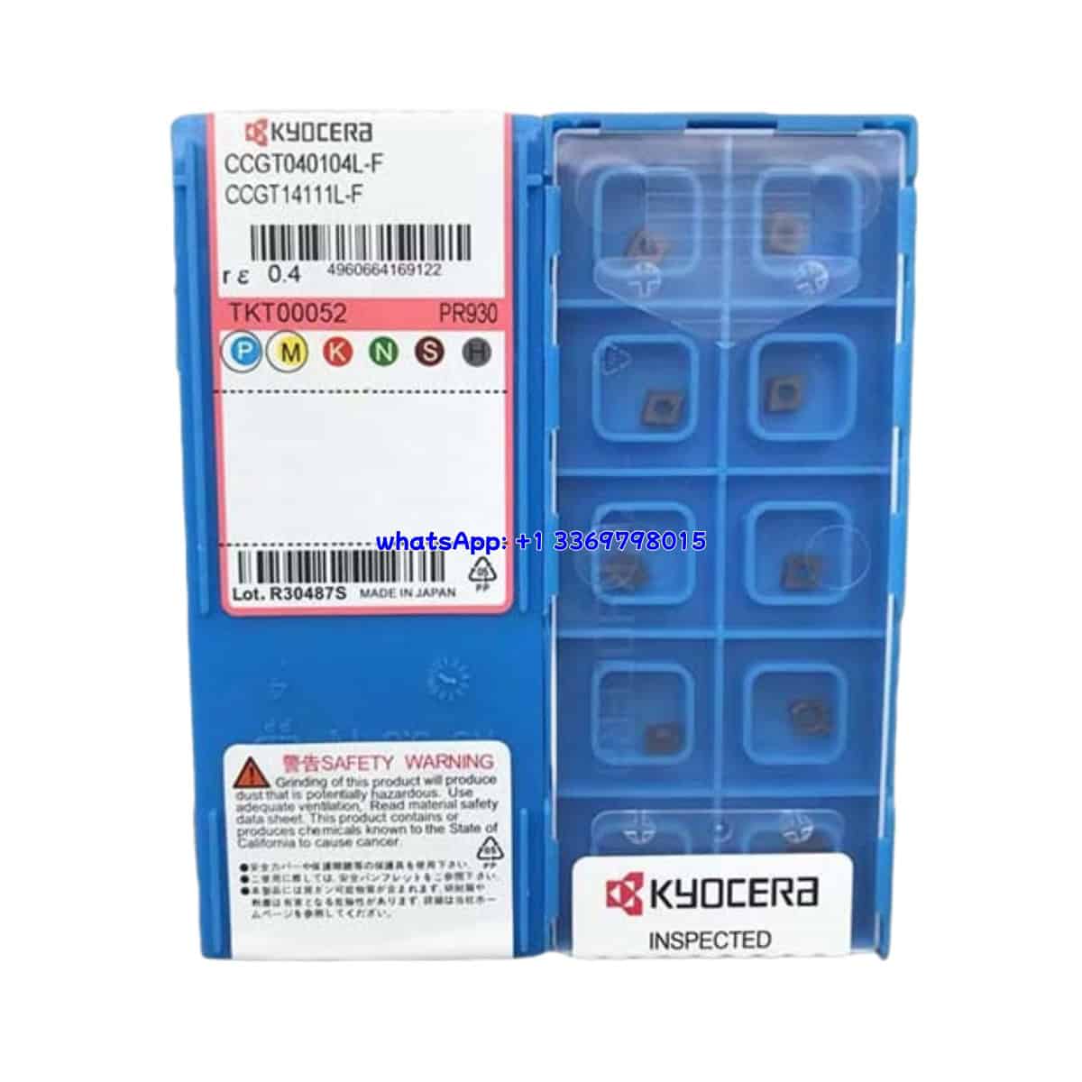 Kyocera 100% Original CCGT040104L-F PR930 Cutting Tools 10PCS