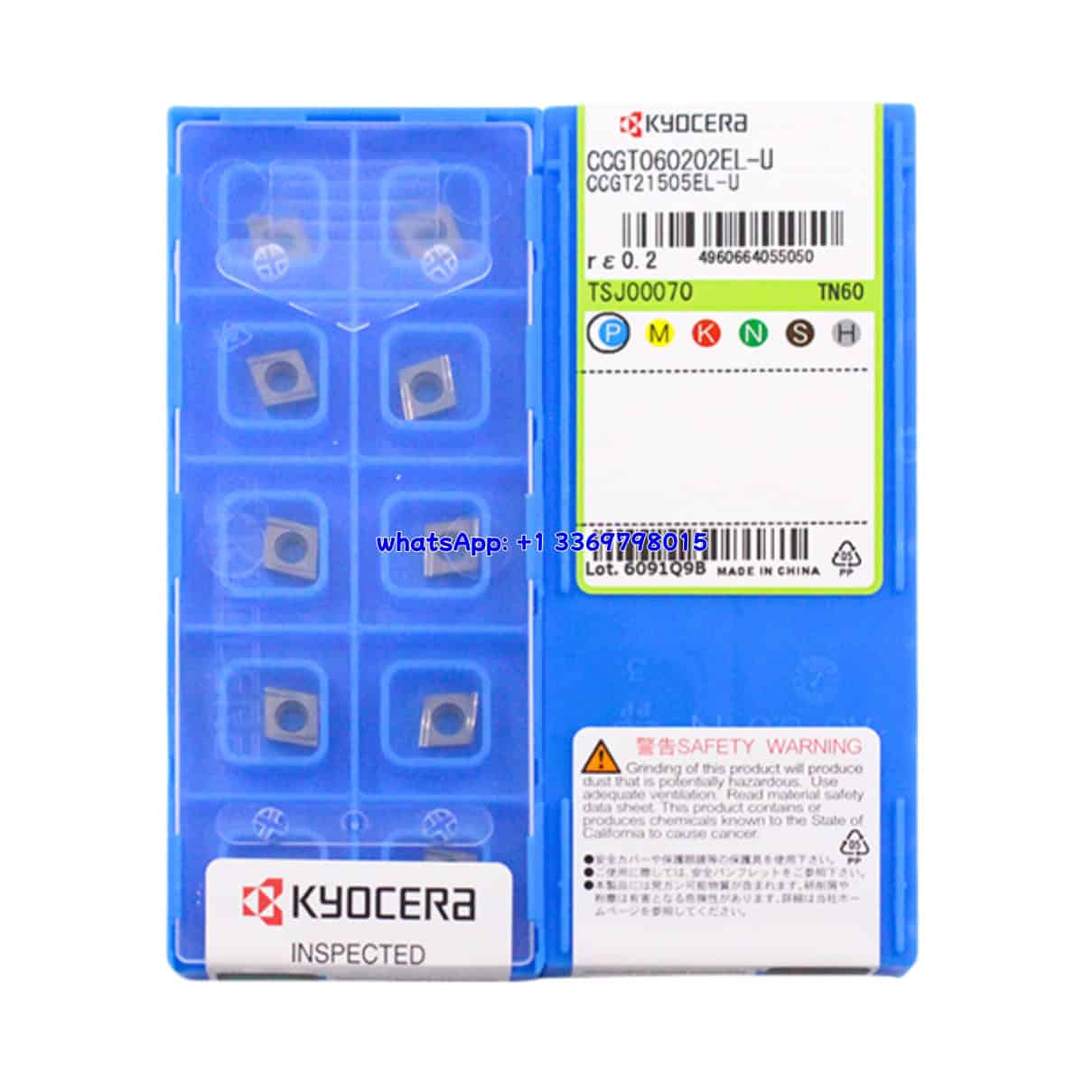 Kyocera 100% Original CCGT060202EL-U TN60 Cutting Tools 10PCS