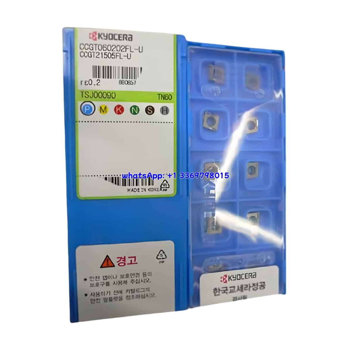 Kyocera 100% Original CCGT060202FL-U TN60 Cutting Tools 10PCS