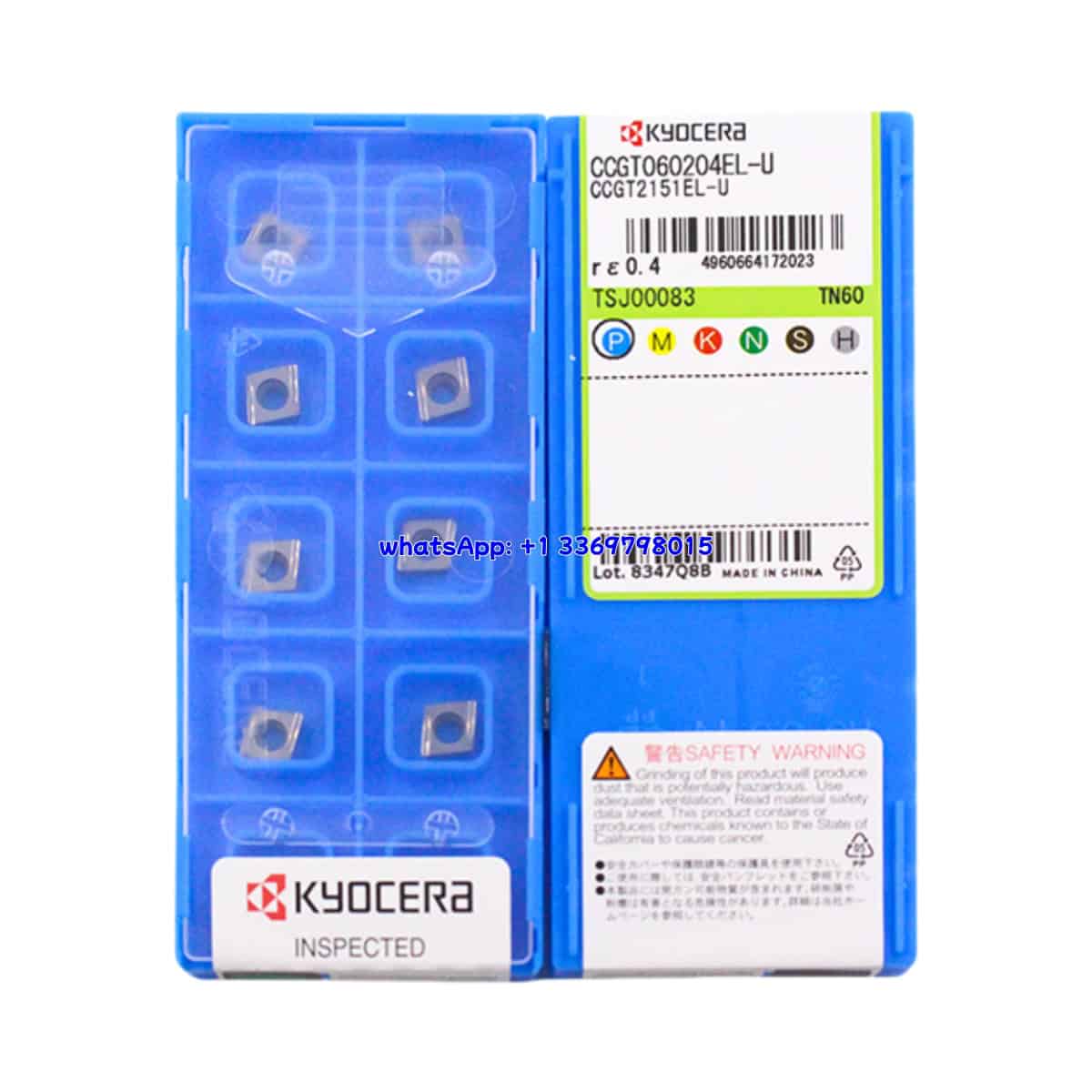 Kyocera 100% Original CCGT060204EL-U TN60 Cutting Tools 10PCS