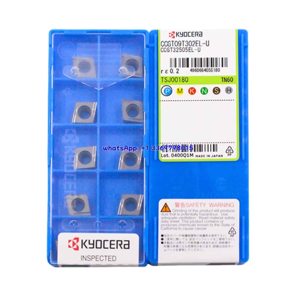 Kyocera 100% Original CCGT09T302EL-U TN60 Cutting Tools 10PCS
