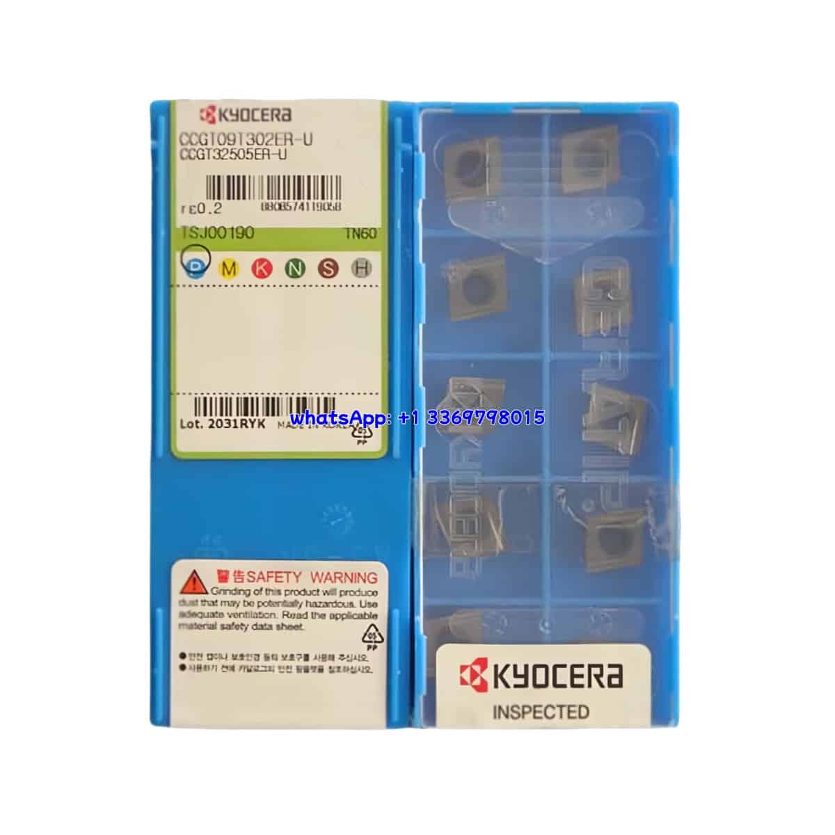 Kyocera 100% Original CCGT09T302ER-U TN60 Cutting Tools 10PCS