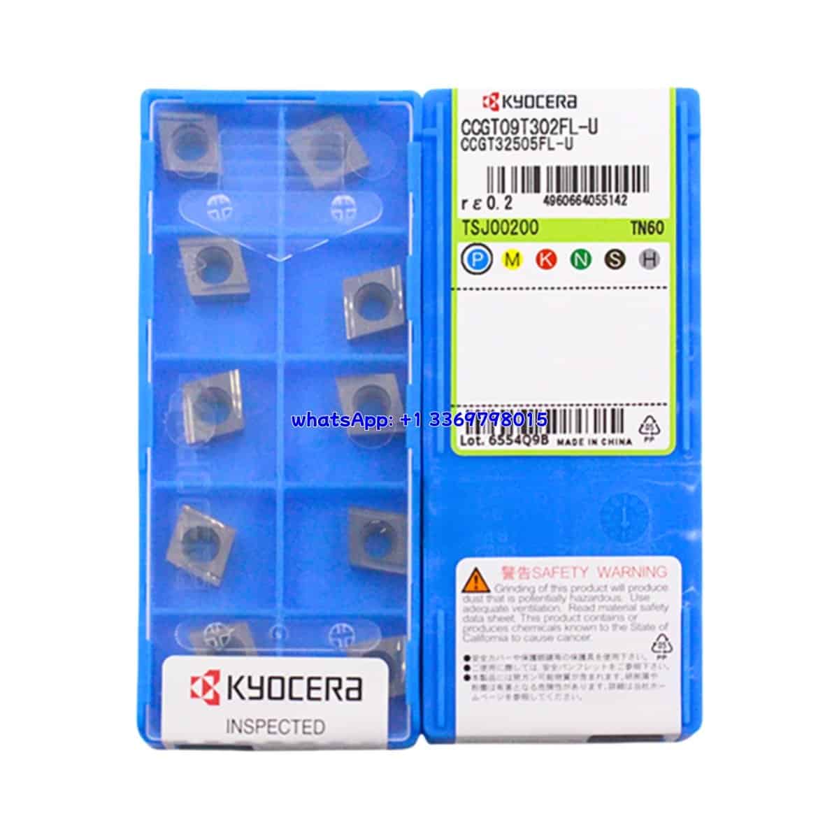 Kyocera 100% Original CCGT09T302FL-U TN60 Cutting Tools 10PCS