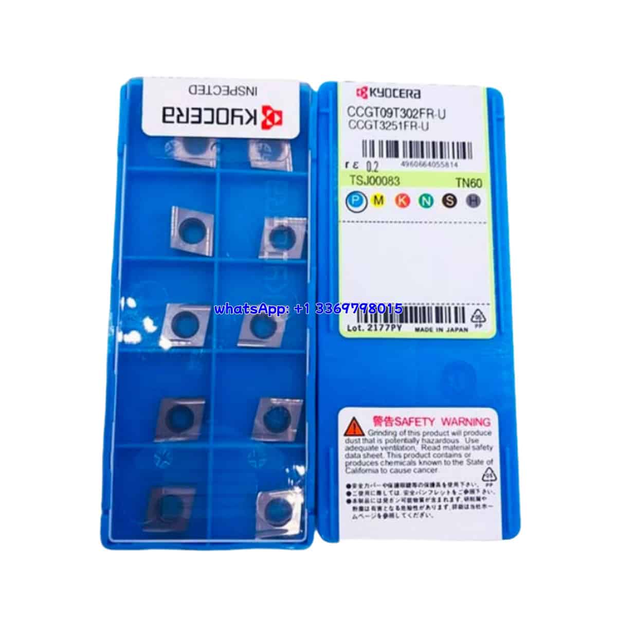 Kyocera 100% Original CCGT09T302FR-U TN60 Cutting Tools 10PCS