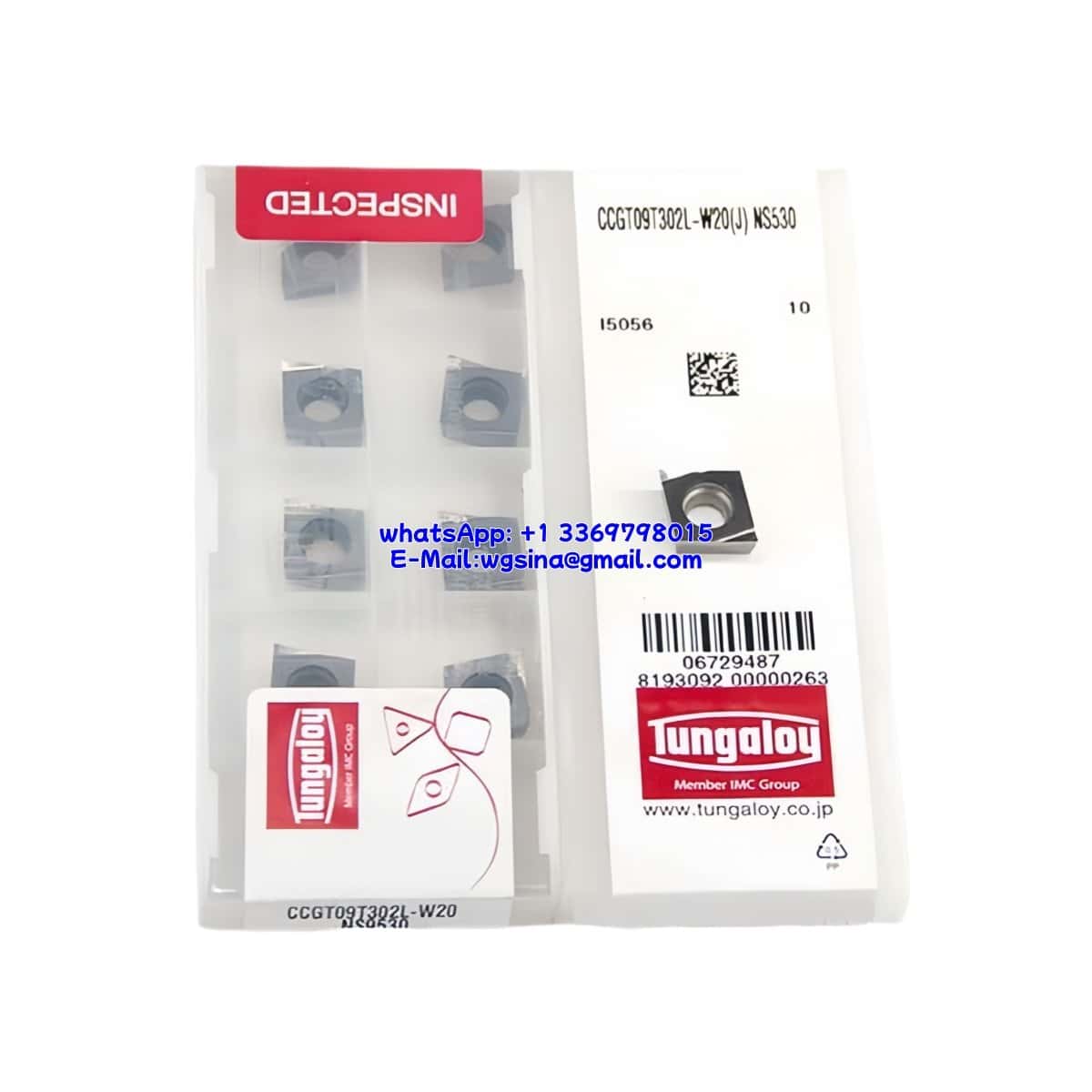 TUNGALOY 100% Original CCGT09T302L-W20 NS530 Cutting Tools 10PCS