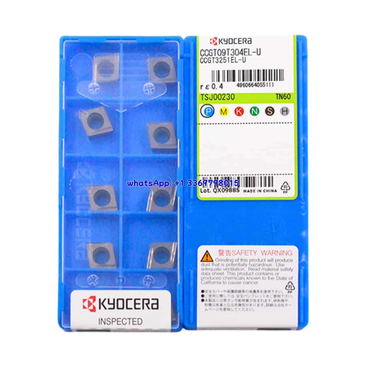 Kyocera 100% Original CCGT09T304EL-U TN60 Cutting Tools 10PCS