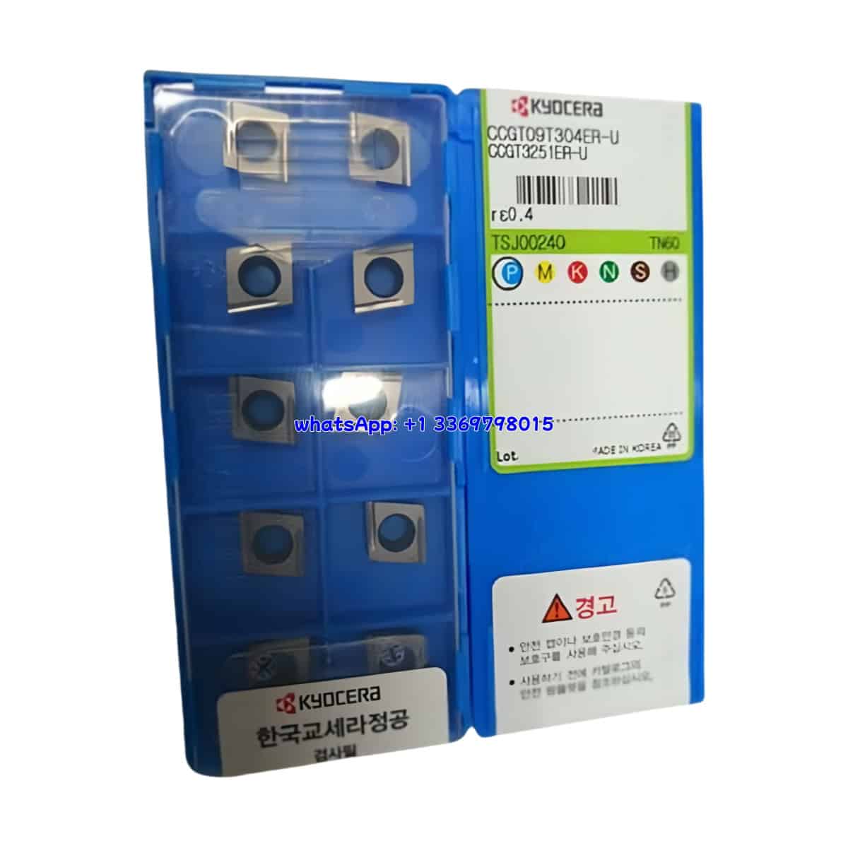 Kyocera 100% Original CCGT09T304ER-U TN60 Cutting Tools 10PCS