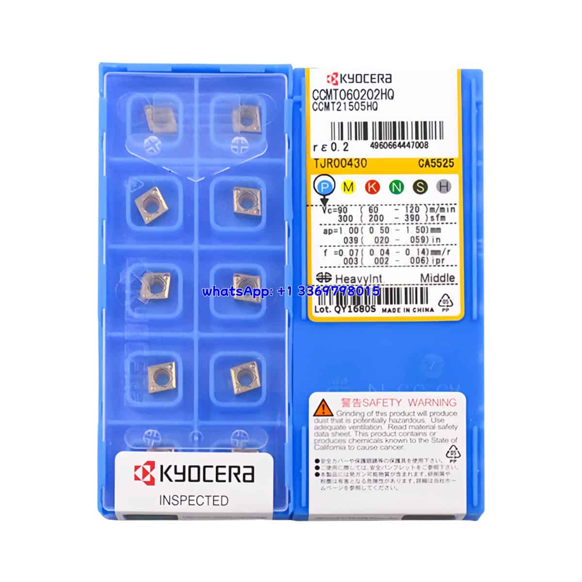 Kyocera 100% Original CCMT060202-HQ CA5525 Cutting Tools 10PCS