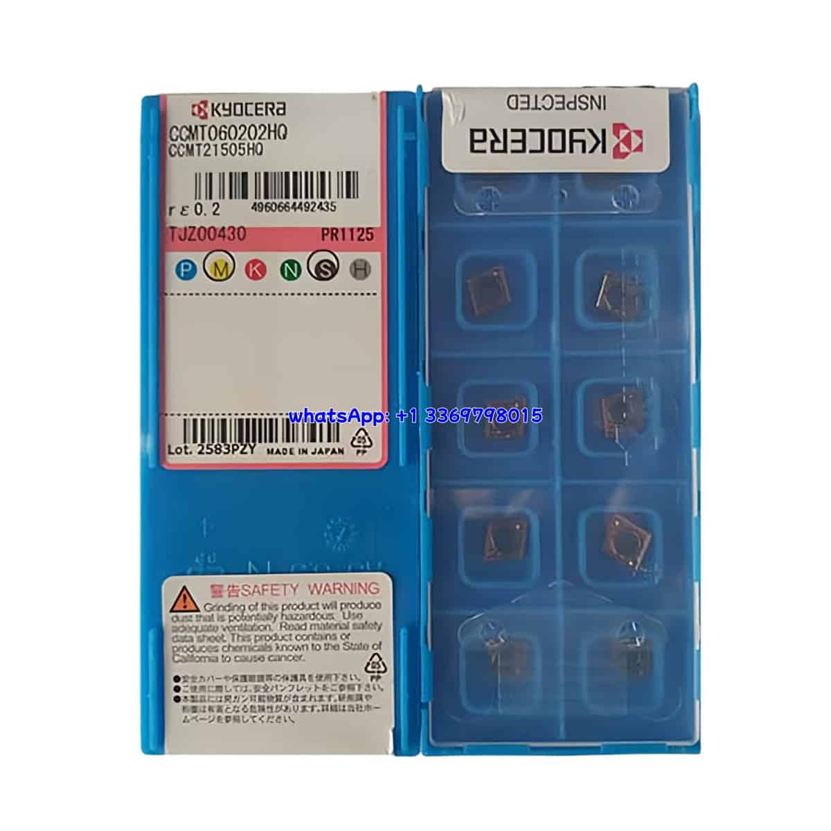 Kyocera 100% Original CCMT060202HQ PR1125 Cutting Tools 10PCS