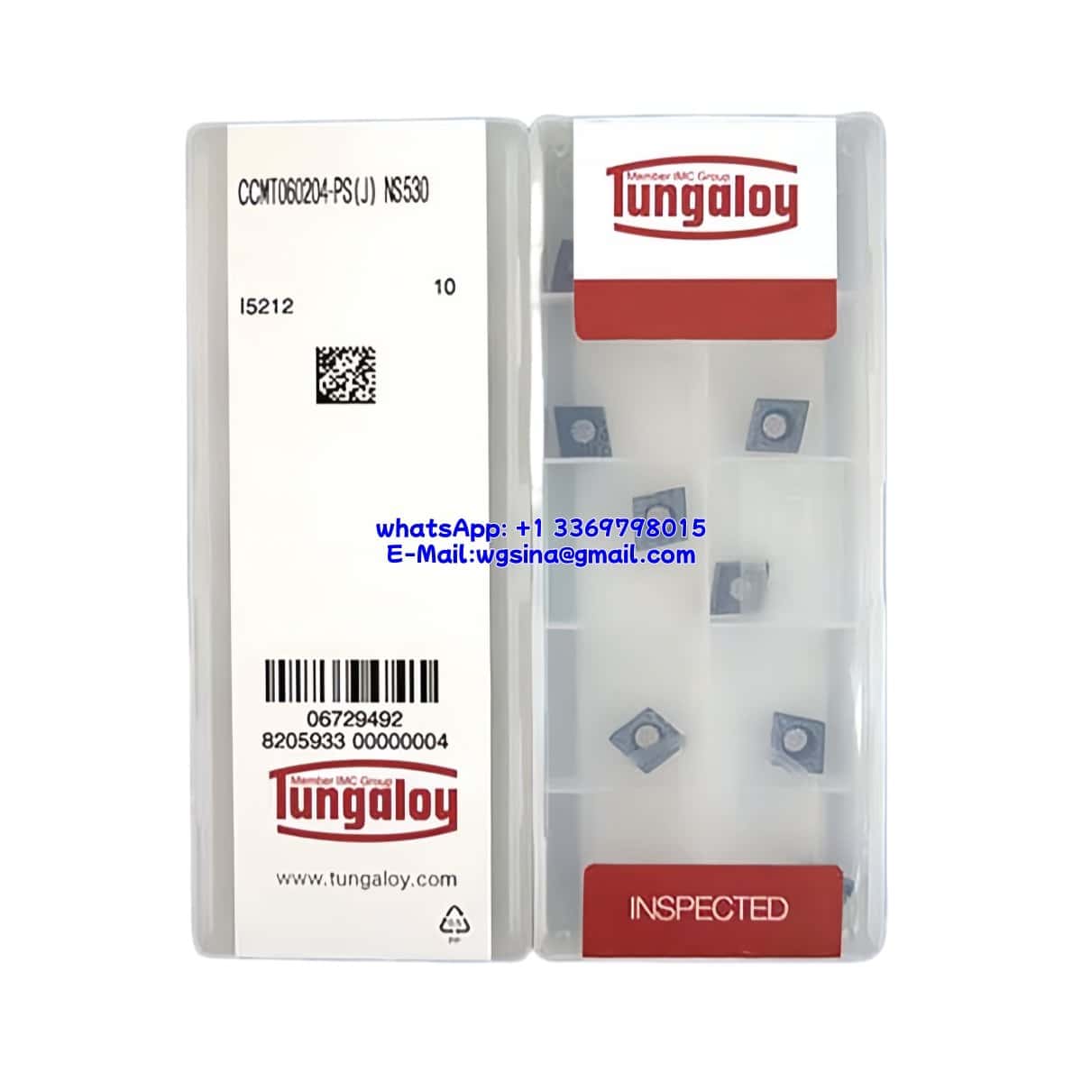 TUNGALOY 100% Original CCMT060204-PS NS530 Cutting Tools 10PCS