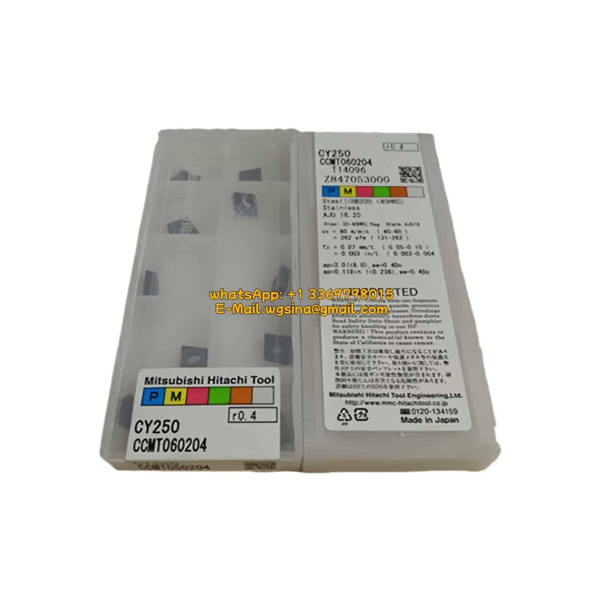 HITACHI 100% Original CCMT060204 CY250 Cutting Tools 10PCS