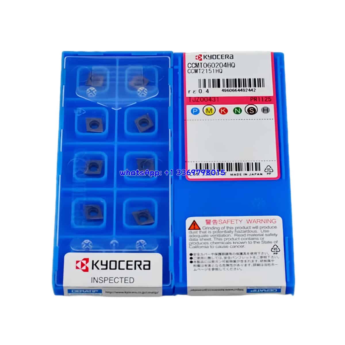 Kyocera 100% Original CCMT060204HQ PR1125 Cutting Tools 10PCS