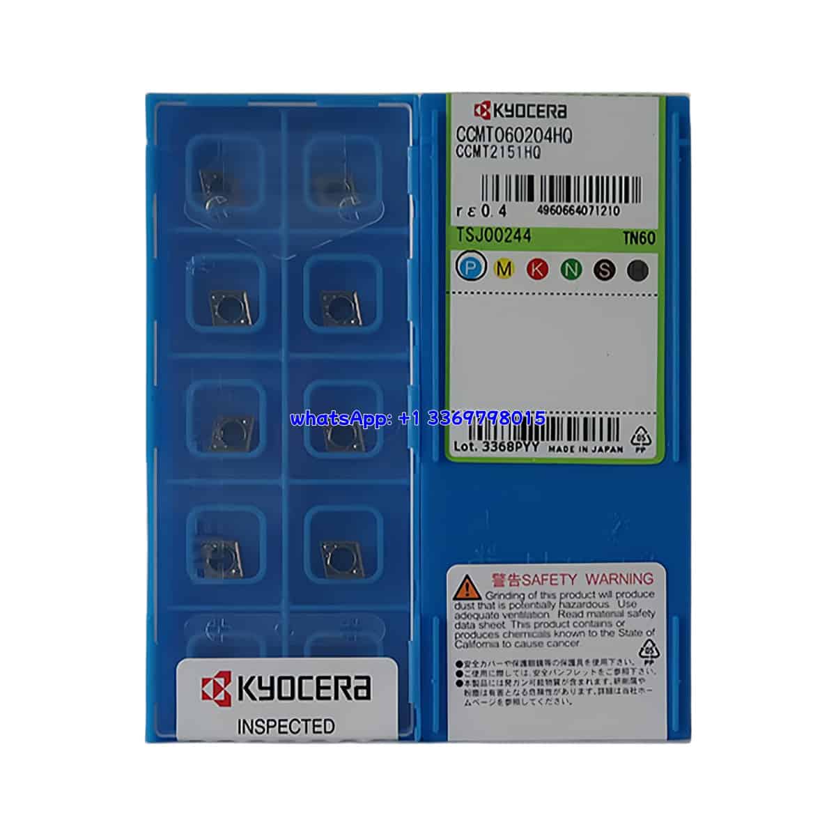 Kyocera 100% Original CCMT060204HQ TN60 Cutting Tools 10PCS