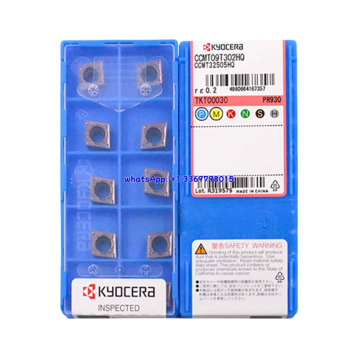 Kyocera 100% Original CCMT09T302-HQ PR930 Cutting Tools 10PCS