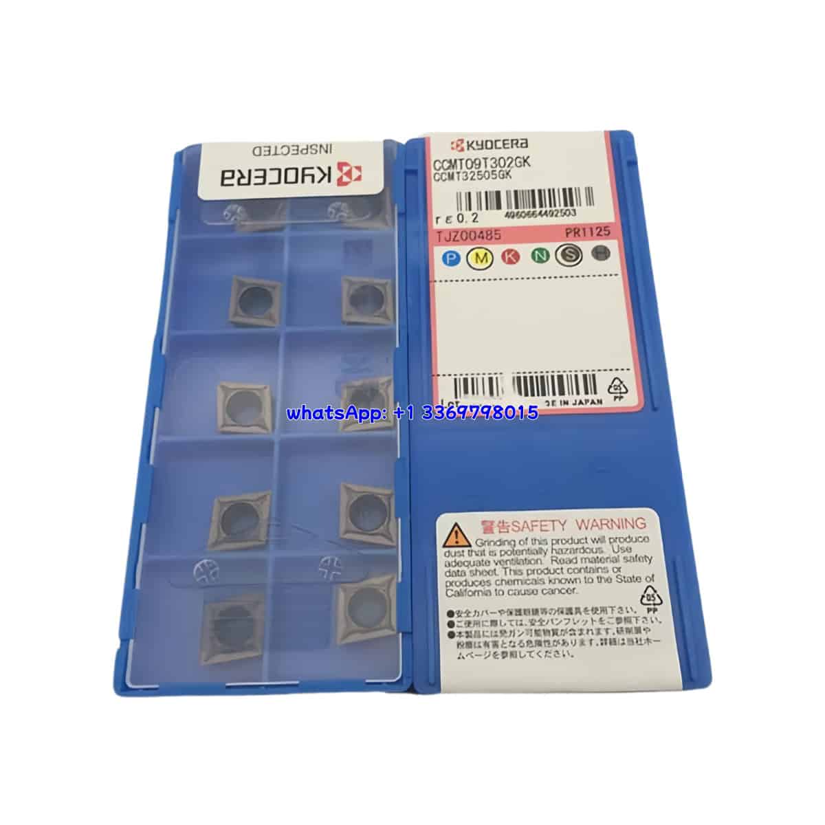 Kyocera 100% Original CCMT09T302GK PR1125 Cutting Tools 10PCS
