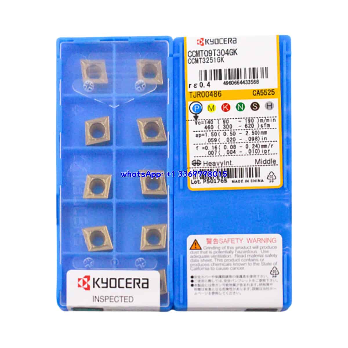 Kyocera 100% Original CCMT09T304-GK CA5525 Cutting Tools 10PCS