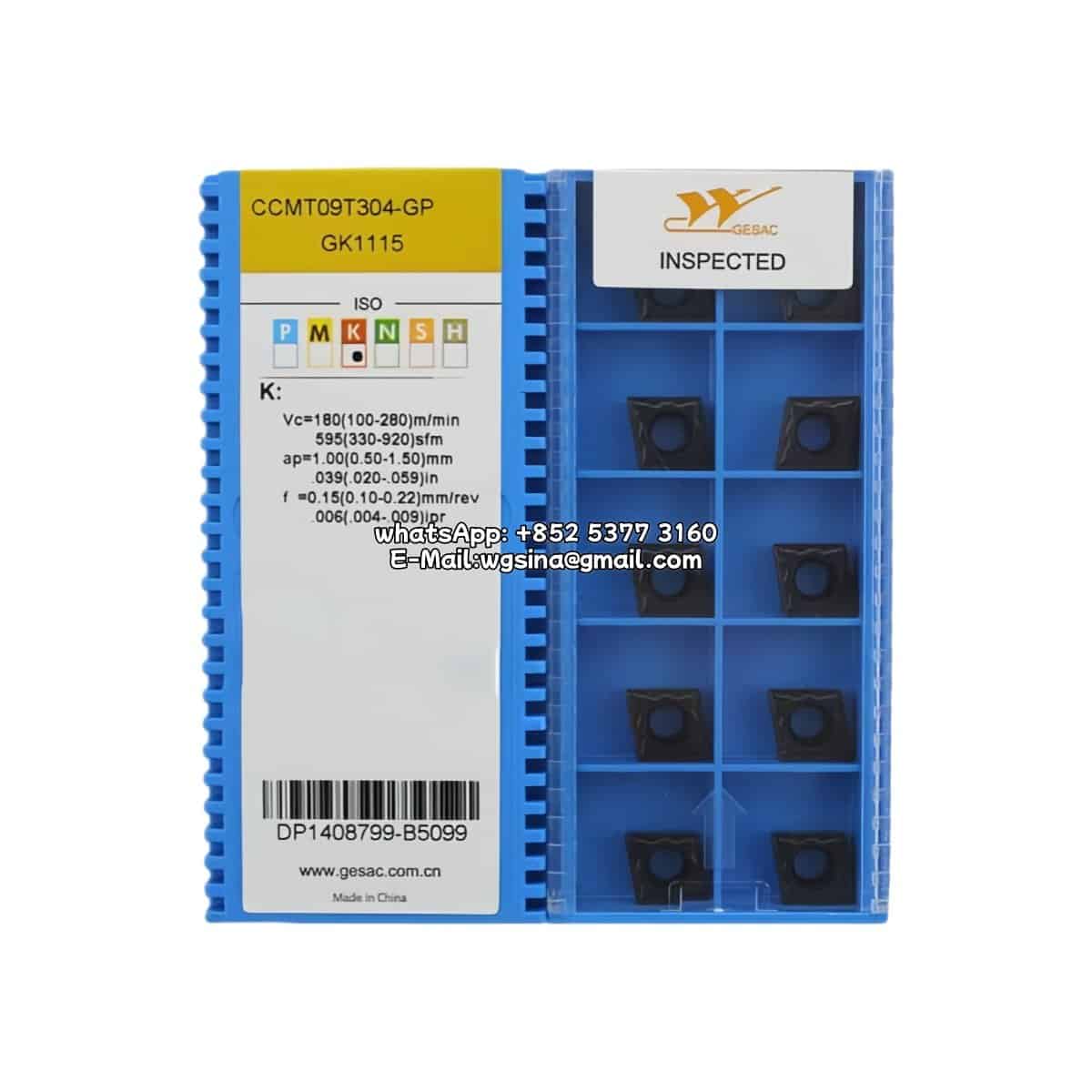 Gesac 100% Original CCMT09T304-GP GK1115/CCMT 1PCS