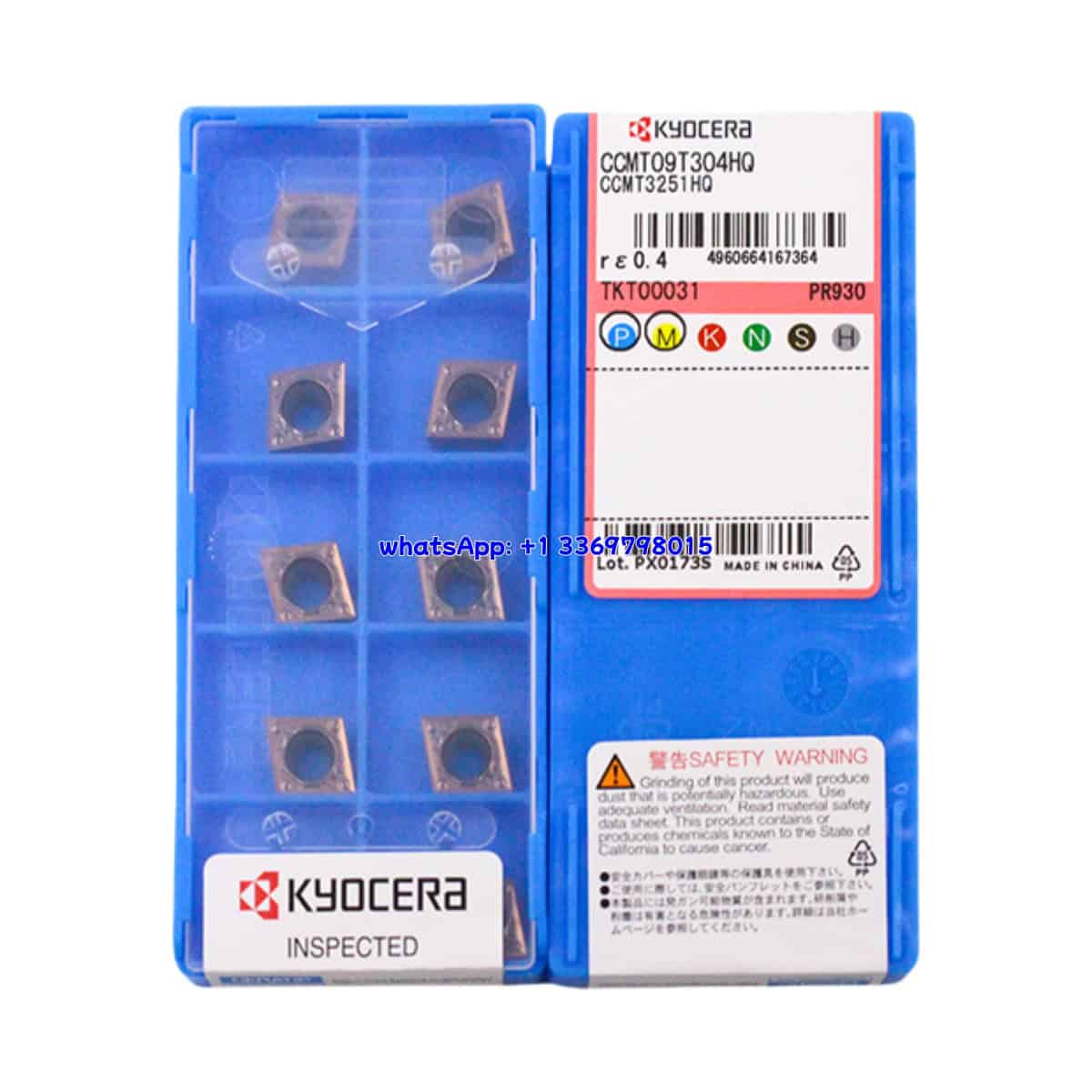 Kyocera 100% Original CCMT09T304-HQ PR930 Cutting Tools 10PCS