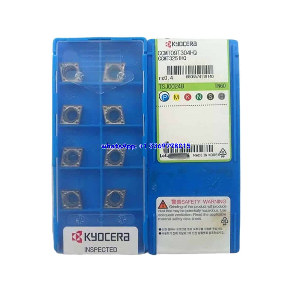 Kyocera 100% Original CCMT09T304HQ TN60 Cutting Tools 10PCS