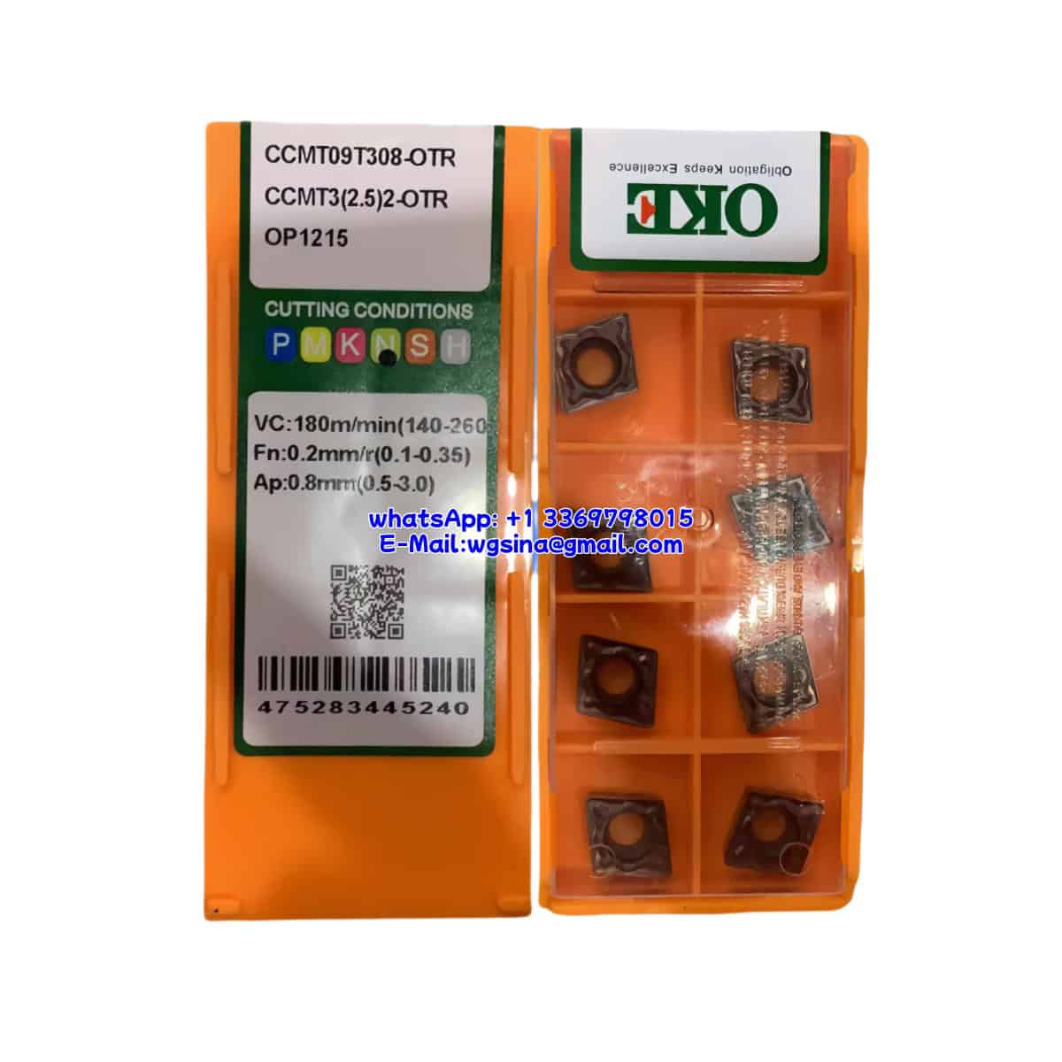 OKE 100% Original CCMT09T308-OTR OP1315 Cutting Tools 10PCS