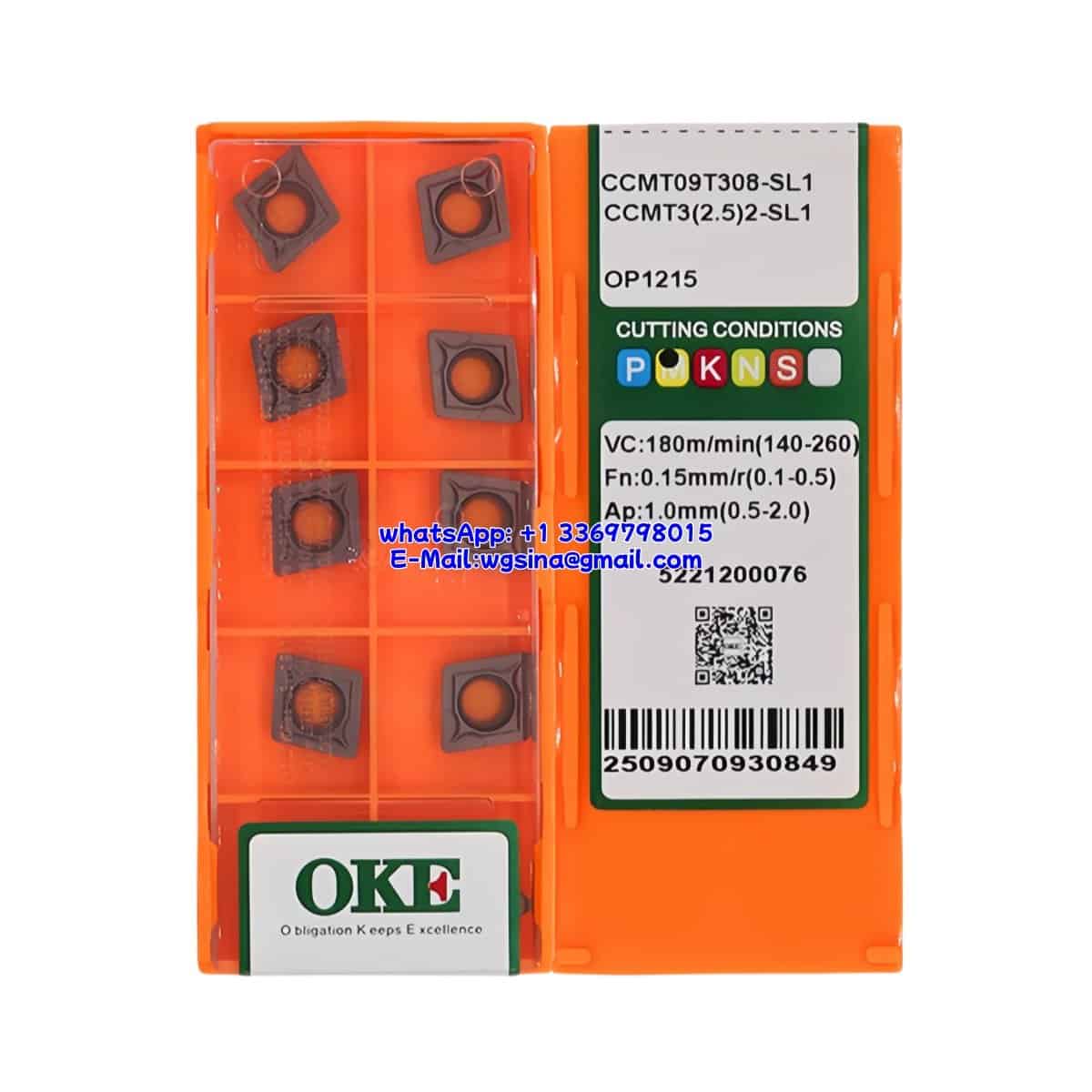 OKE 100% Original CCMT09T308-SL OP1215 Cutting Tools 10PCS