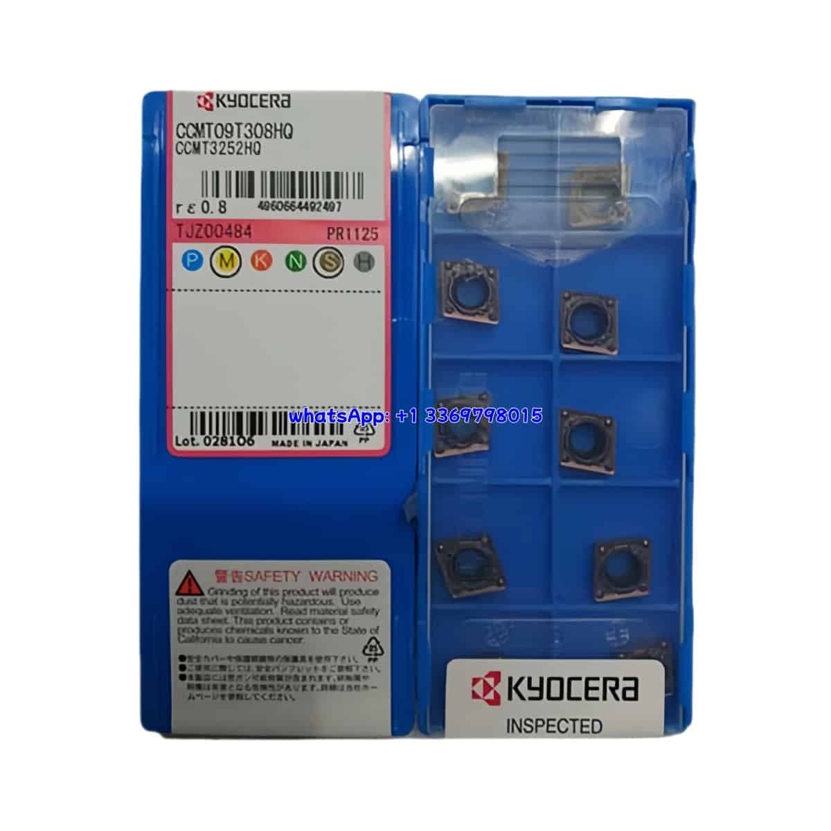 Kyocera 100% Original  Turning Insert CCMT09T302-HQ PR1125  10pcs