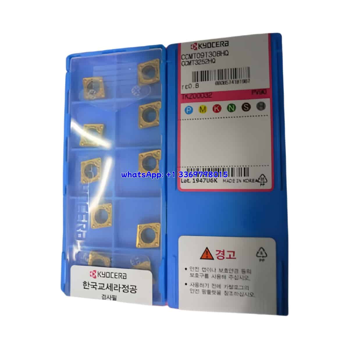 Kyocera 100% Original CCMT09T308HQ PV90 Cutting Tools 10PCS