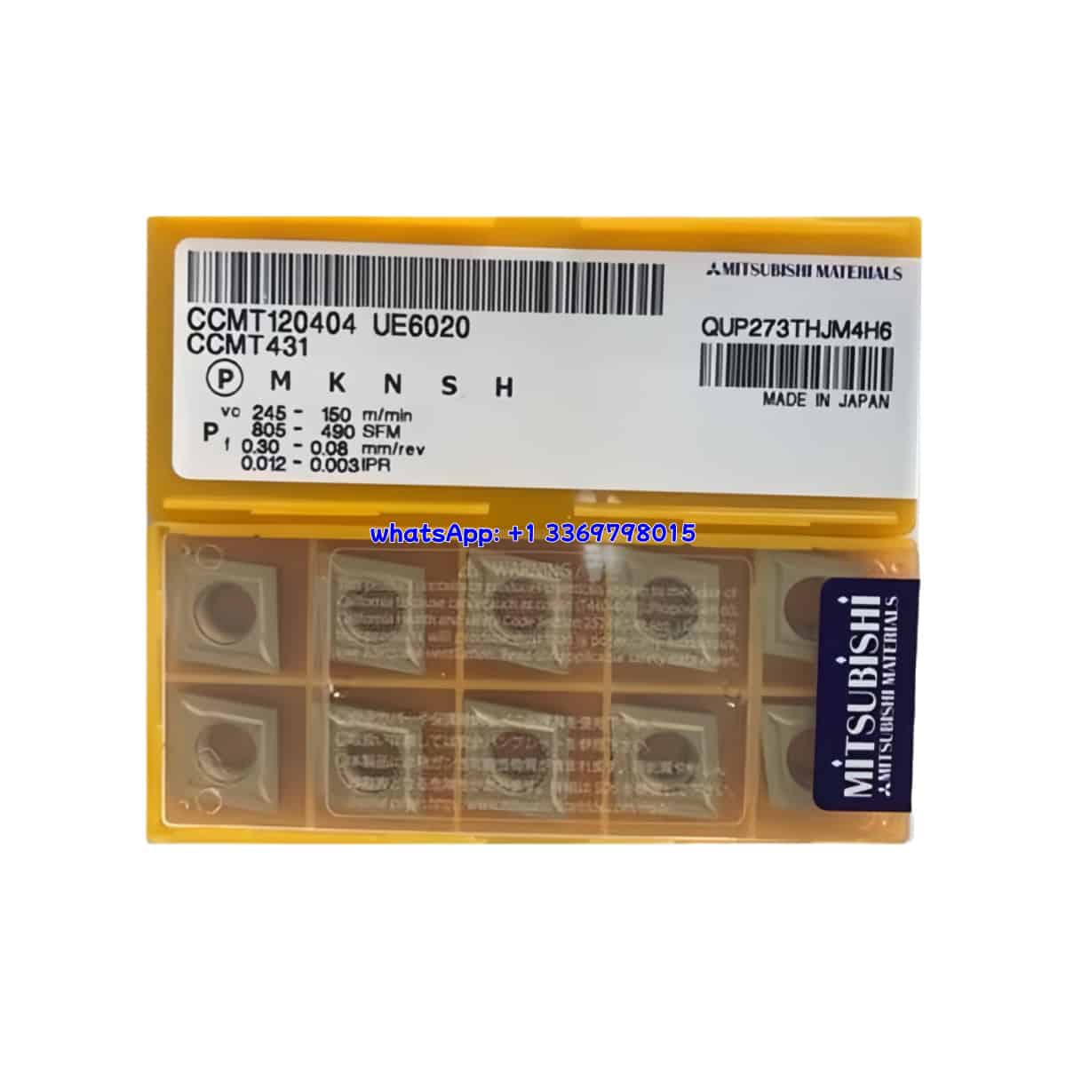 Mitsubishi 100% Original CCMT120404 UE6020 Cutting Tools 10PCS