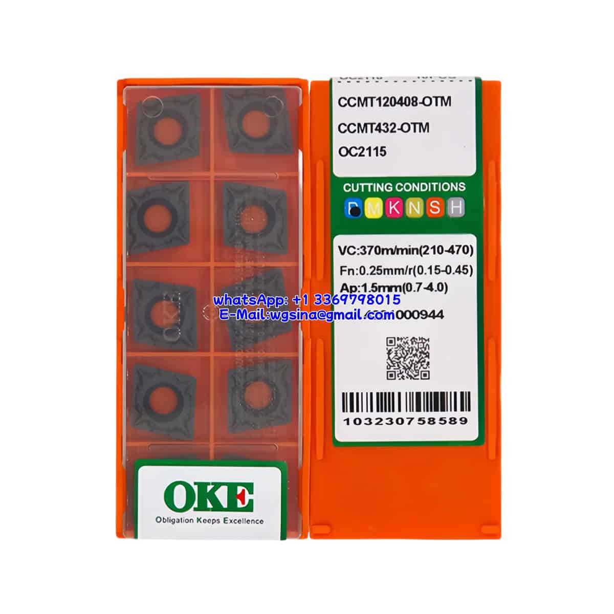 OKE 100% Original CCMT120408-OTM OC2115 Cutting Tools 10PCS