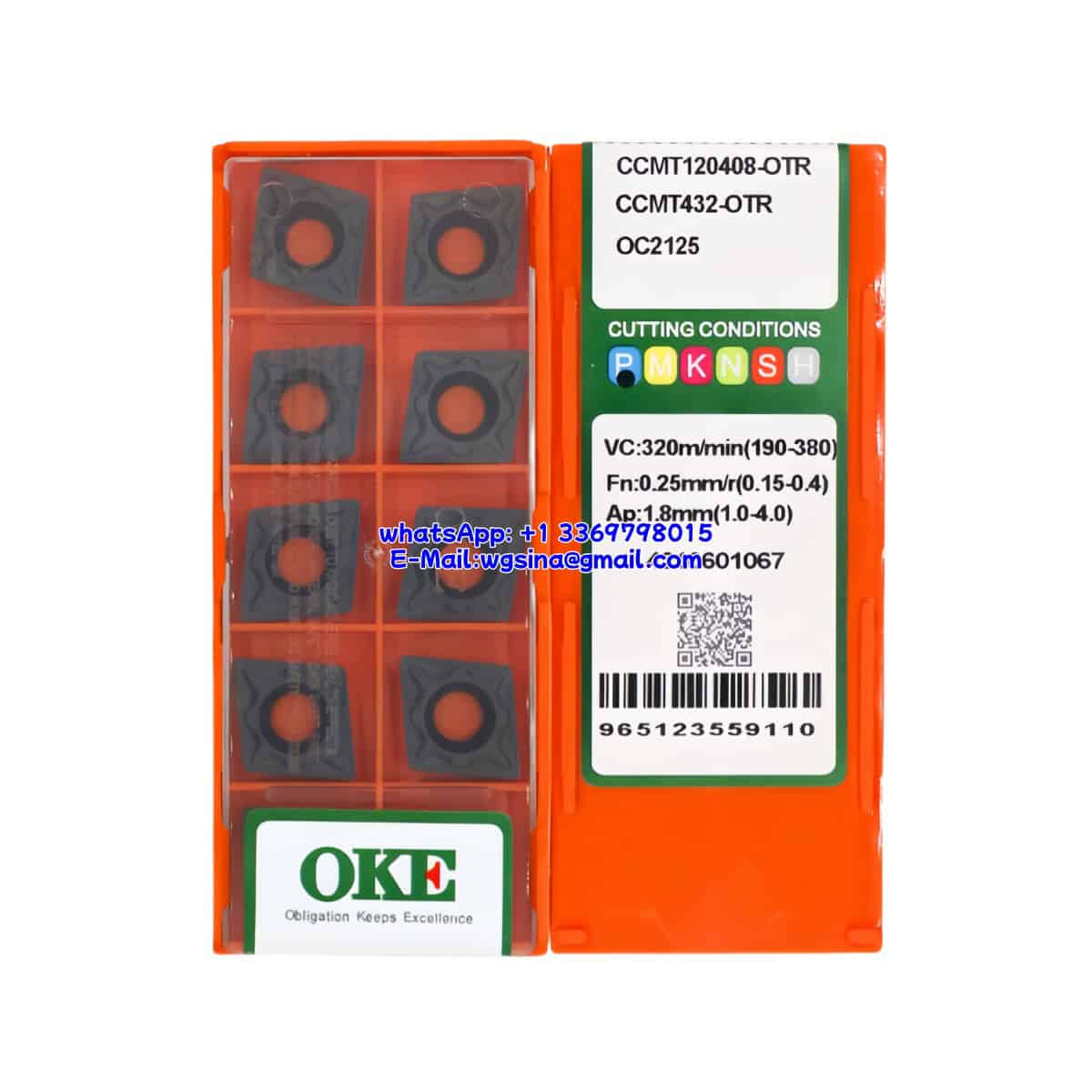 OKE 100% Original CCMT120408-OTR OC2125 Cutting Tools 10PCS