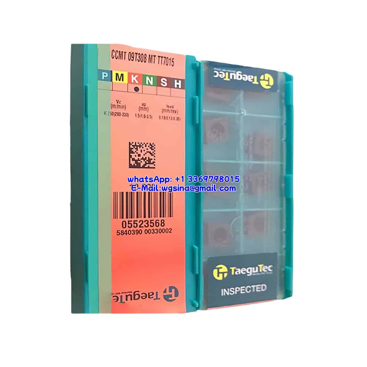 TaeguTec 100% Original CCMT 09T308 MT TT7015 Cutting Tools 10PCS