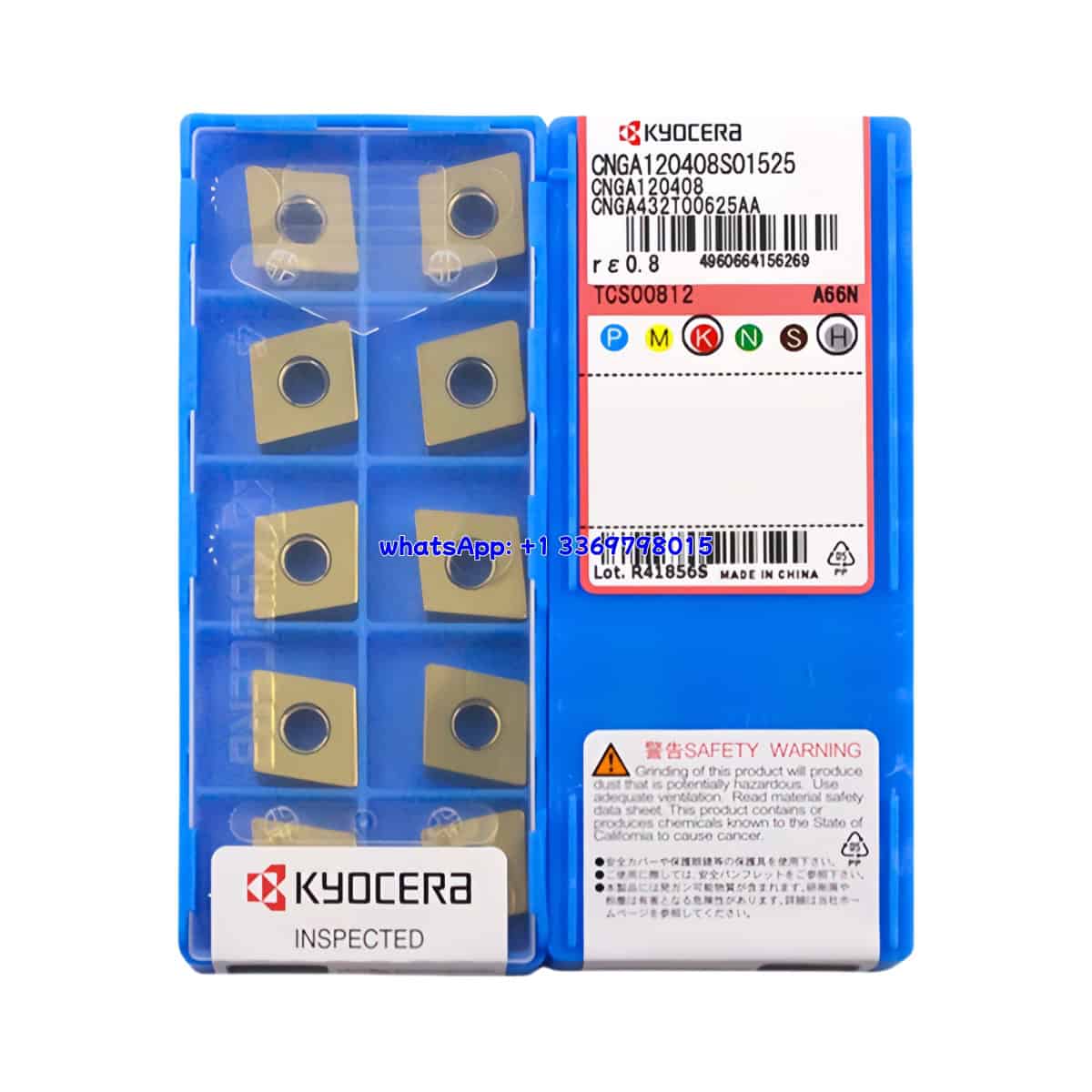 Kyocera 100% Original  Turning Insert CNGA120408S02025 PT600M  10pcs