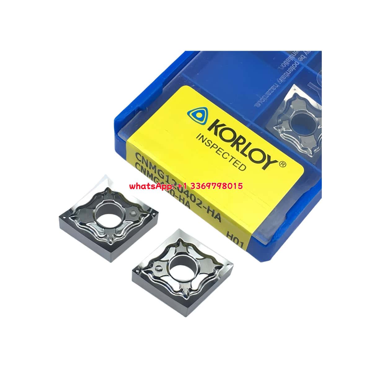 Korloy 100% Original CNMG120402-HA H01 Cutting Tools 10PCS
