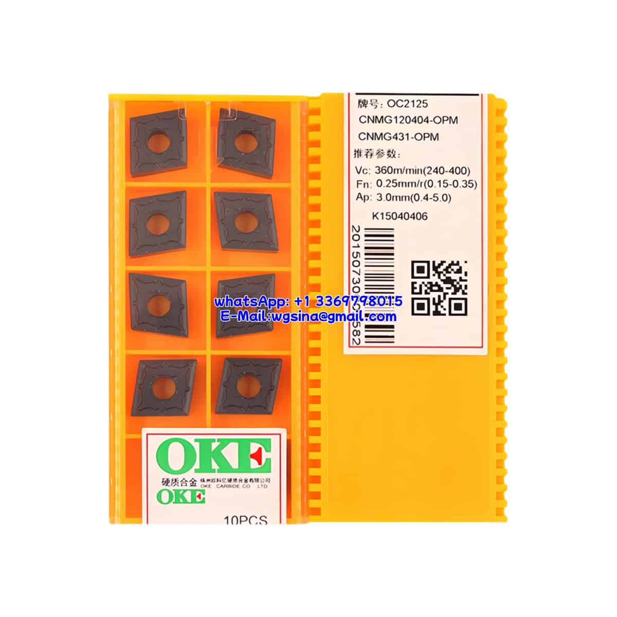 OKE 100% Original CNMG120404-OPM OC2125 Cutting Tools 10PCS