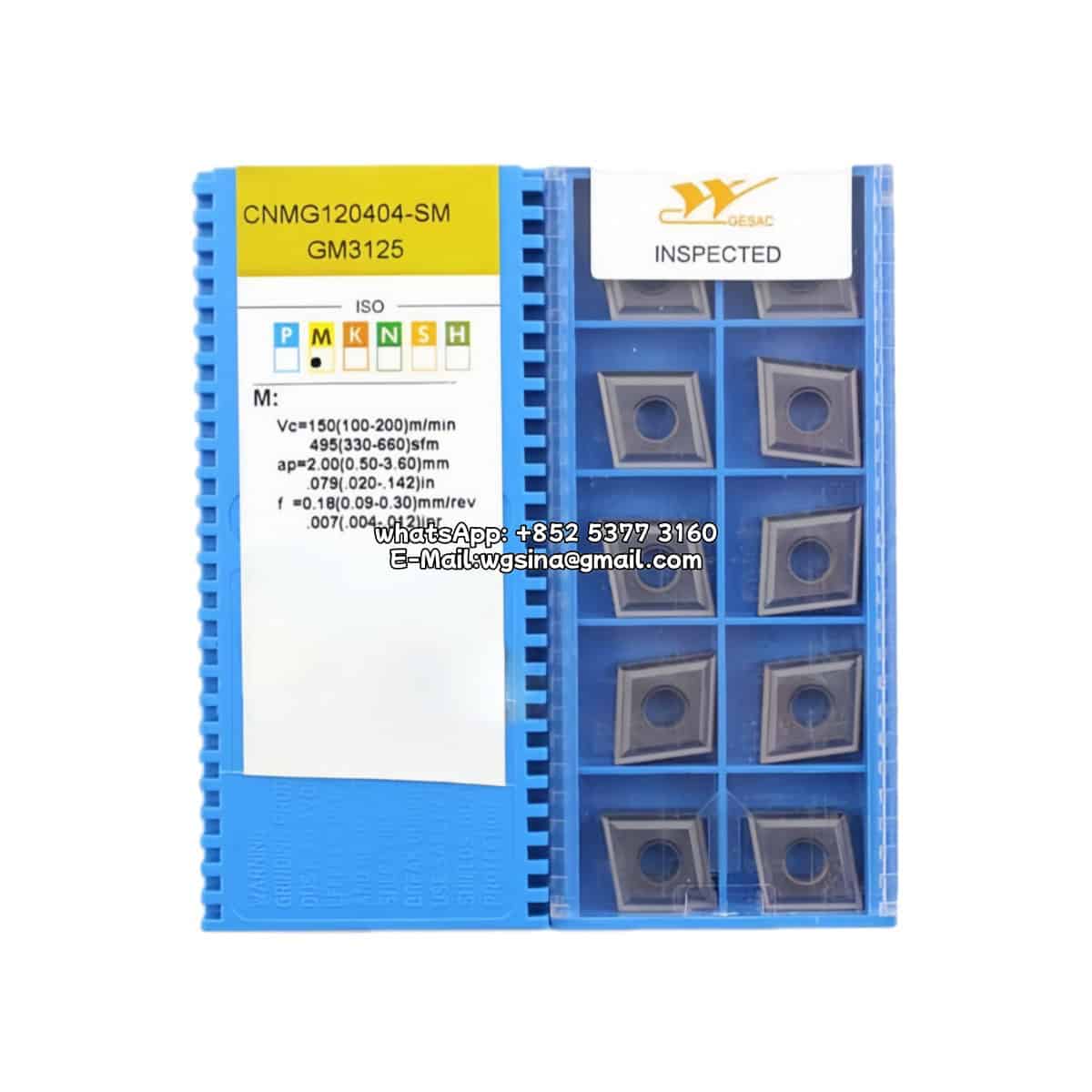 Gesac 100% Original CNMG120404-SM GM3125/CNMG 1PCS